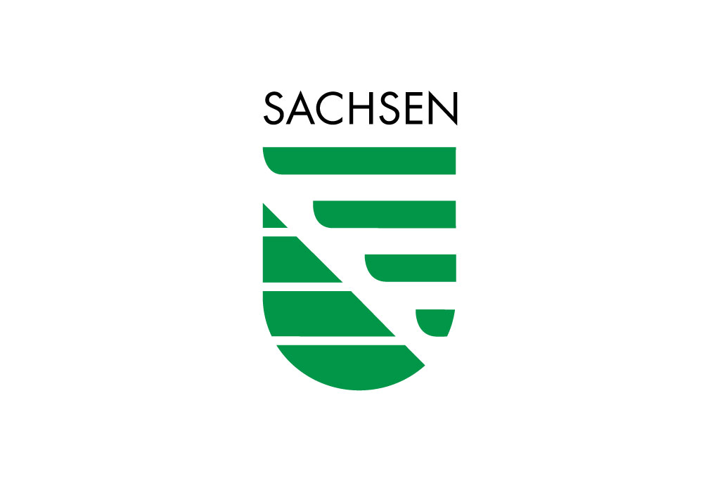 Modernes Wappen des Freistaates Sachsen